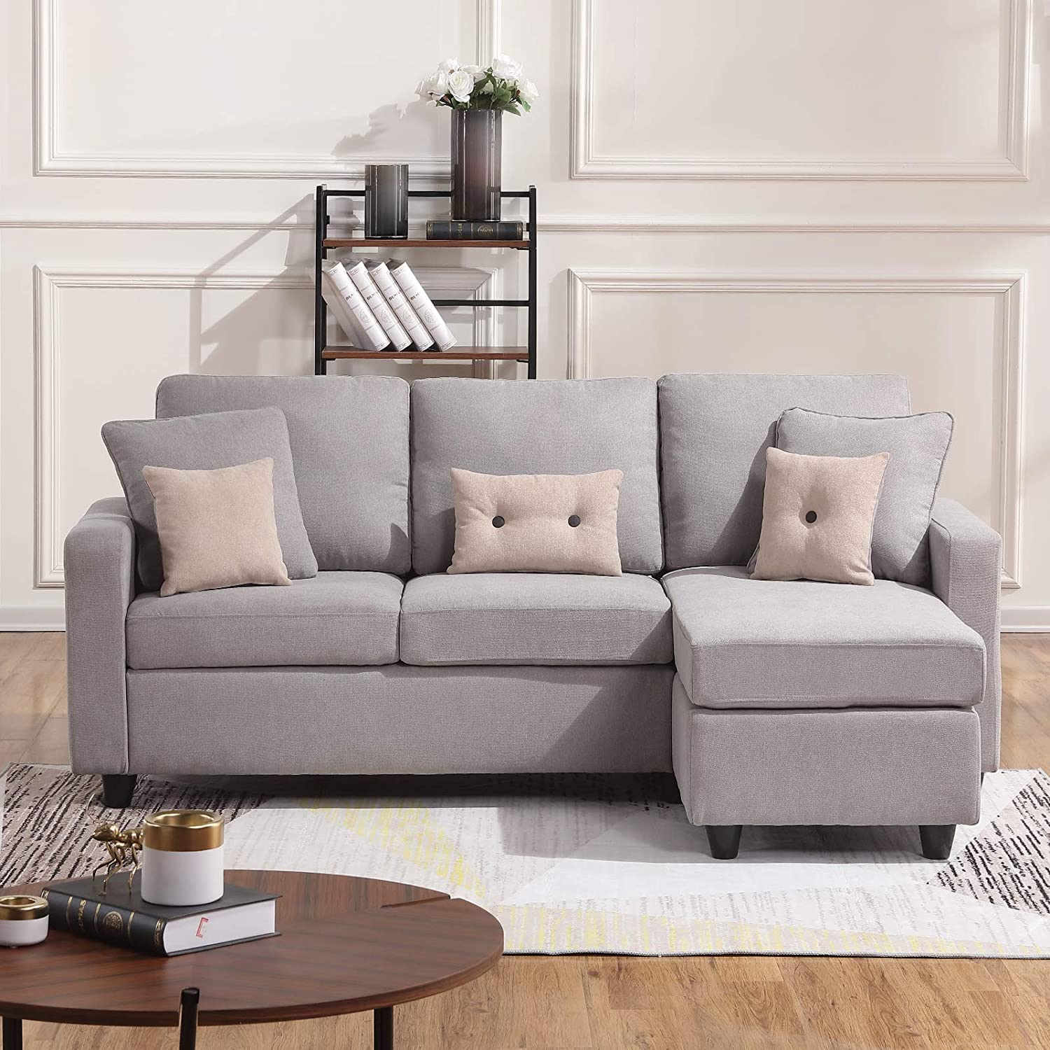 HONBAY Convertible Sectional Sofa