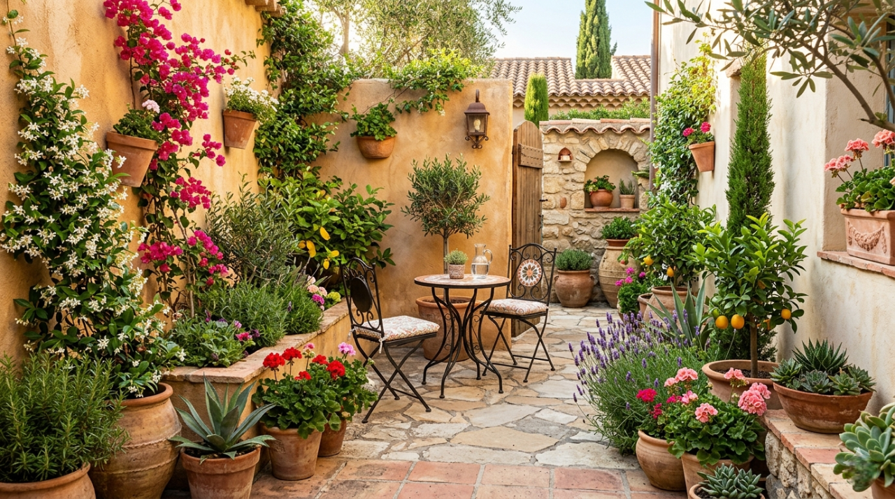 33 Mediterranean Garden Ideas for Small Spaces That Feel Relaxed and Elegant